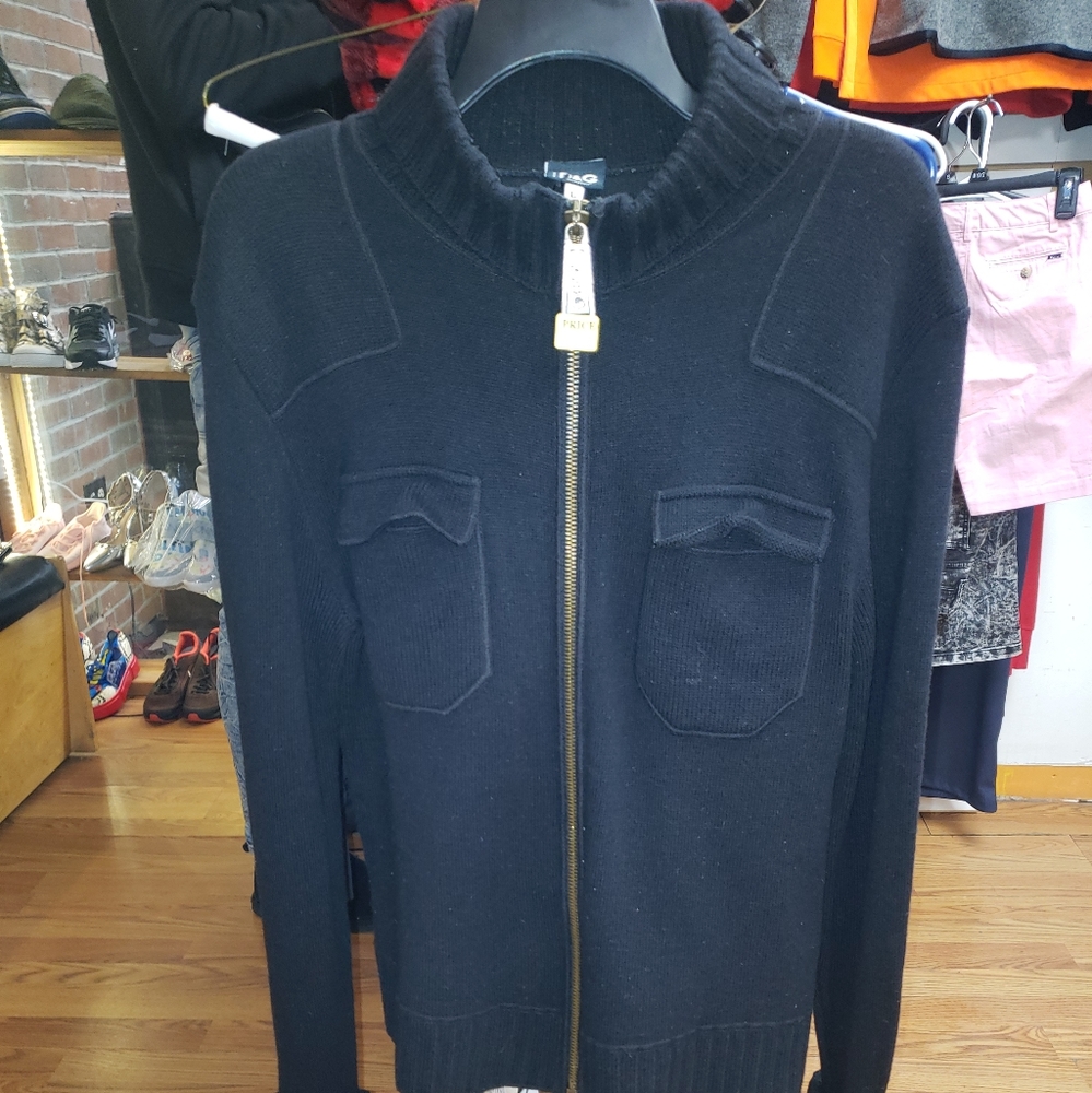MENS D&G SWEATER BLACK SIZE L